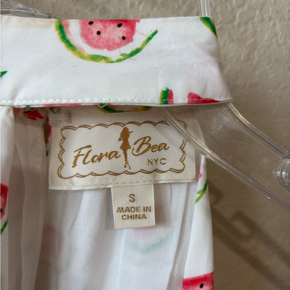 Flora Bea NYC Watermelon Halter Dress Size Small‎ - Picture 5 of 10
